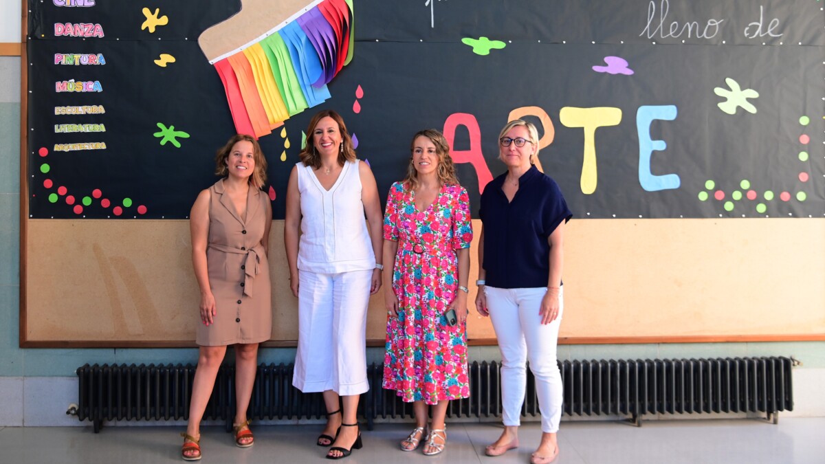 Català visita col·legi Benimaclet